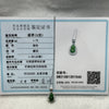 Type A Green Omphacite Jade Jadeite Hulu 1.72g 18.4 by 9.5 by 6.0mm - Huangs Jadeite and Jewelry Pte Ltd
