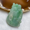 Type A Semi Icy Green Jade Jadeite Milo Buddha Buddhist Blessing 20.39g 43.3 by 28.6 by 9.9mm - Huangs Jadeite and Jewelry Pte Ltd