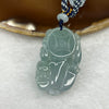 Grand Master Certified Type A Icy Sky Blue Jade Jadeite Pixiu Pendant - 34.29g 39.0 by 24.0 by 12.7 mm - Huangs Jadeite and Jewelry Pte Ltd
