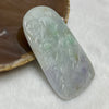 Type A Faint Lavender & Green Crane Jade Jadeite - 24.5g 60.9 by 38.8 by 5.2mm - Huangs Jadeite and Jewelry Pte Ltd