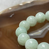 Type A Green Jade Jadeite Bracelet 60.12g 12.8mm/bead 16 beads - Huangs Jadeite and Jewelry Pte Ltd