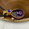 Natural Amethyst Necklace 14.16g 40.2 by 21.9 by 13.8mm - Huangs Jadeite and Jewelry Pte Ltd