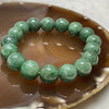Type A Full Green Jade Jadeite Bracelet 50.5g 12.3mm/bead 17 beads - Huangs Jadeite and Jewelry Pte Ltd