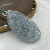 Grand Master Certified Type A Semi Icy Lavender and Green Jade Jadeite Phoenix Pendant 45.35g 65.1 by 34.3 by 12.3 mm - Huangs Jadeite and Jewelry Pte Ltd