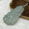 Type A Icy Green Jadeite Dragon Pendant 56.88g 74.0 by 42.4 by 9.6 mm - Huangs Jadeite and Jewelry Pte Ltd