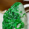 Rare Type A Yang Green Jade Jadeite Dragon 86.34g 65.9 by 44.7 by 18.4mm - Huangs Jadeite and Jewelry Pte Ltd