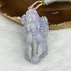Grand Master Certified Type A Lavender and Green Jade Jadeite Pixiu Pendant 62.81g 56.7 by 31.0 by 27.0 mm - Huangs Jadeite and Jewelry Pte Ltd