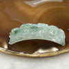 Type A Semi Icy Green Piao Hua Jade Jadeite Dragon Charm - 17.42g 54.7 by 17.1 by 7.9mm - Huangs Jadeite and Jewelry Pte Ltd