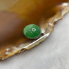 Type A Spicy Green Jade Jadeite for setting 1.26g 12.3 by 11.3 by 5.4mm - Huangs Jadeite and Jewelry Pte Ltd