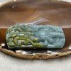 Type A Blueish Green Fu Lu Shou Jade Jadeite 59.04g 70.6 by 39.8 by 10.0mm - Huangs Jadeite and Jewelry Pte Ltd