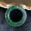 1281 Type A Burmese Jade Jadeite Dragon Thumb Ring - US size 12.5 HK size 28.5 - Huangs Jadeite and Jewelry Pte Ltd