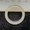 Type A Burmese Faint Yellow Jade Jadeite Ring - 4.08g US 8.5 HK 19 Inner Diameter 19.0mm - Huangs Jadeite and Jewelry Pte Ltd