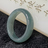 Type A Blueish Green Jade Jadeite Ring - 3.16g US 9 HK 20 Inner Diameter 19.5mm - Huangs Jadeite and Jewelry Pte Ltd