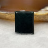 Type A Black Jade Jadeite for Pendant Setting - 3.45ct 14.2 by 11.7 by 1.7mm - Huangs Jadeite and Jewelry Pte Ltd