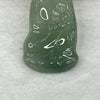 Grand Master Certified ICY Type A Green Jade Jadeite Guan Yin Pendant with 18K Gold Clasp14.07g 52.3 by 24.3 by 5.8 mm - Huangs Jadeite and Jewelry Pte Ltd
