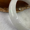 Type A Faint Lavender Green Jadeite Bangle 69.48g inner diameter 58.4mm 16.3 by 8.6mm - Huangs Jadeite and Jewelry Pte Ltd