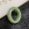 Type A Burmese Dou Qing Green Jade Jadeite Ring - 2.53g US 2.75 HK 5.5 Inner Diameter 14.3mm - Huangs Jadeite and Jewelry Pte Ltd