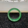 Type A Burmese Intense Green Jade Jadeite Pendant - 1.57g Inner Diameter 12.6mm - Huangs Jadeite and Jewelry Pte Ltd