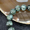 Natural Seraphinite Bracelet 绿龙晶 - 47.29g 12.5mm/bead 17 beads - Huangs Jadeite and Jewelry Pte Ltd