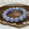 Rare High End Type A Burmese Intense Lavender Jade Jadeite Bracelet with NGI Cert - 63.76g 13.6mm/bead 16 beads - Huangs Jadeite and Jewelry Pte Ltd