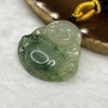 Type A ICY Green Piao Hua Jade Jadeite Milo Buddha Pendant -15.70g 34.3 by 35.5 by 7.7 mm - Huangs Jadeite and Jewelry Pte Ltd