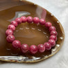 Natural Rhodonite Crystal Bracelet 44.12g 10.7mm/bead 19 beads - Huangs Jadeite and Jewelry Pte Ltd