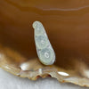 Type A Semi Icy Faint Green Peapod Jade Jadeite 1.11g 24.8 by 8.1 by 4.3mm - Huangs Jadeite and Jewelry Pte Ltd