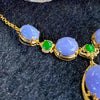 Customized Type A Burmese Jade Jadeite 18k yellow gold lavender necklace - Huangs Jadeite and Jewelry Pte Ltd