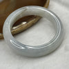 Type A Semi Icy Green Jadeite Bangle 51.67g inner diameter 50.6mm 11.6 by 8.6mm - Huangs Jadeite and Jewelry Pte Ltd