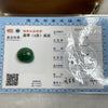 Type A Green Jade Jadeite for setting 4.1g 18.7 by 17.2 by 8.0mm - Huangs Jadeite and Jewelry Pte Ltd