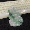 Type A Icy Spicy Green Vein Guan Yin Jade Jadeite 25.68g 62.0 by 43.5 by 5.4mm - Huangs Jadeite and Jewelry Pte Ltd