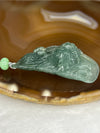 Grand Master Certified Type A HIGH ICY Green Piao Hua Jade Jadeite Dragon Pendant 28.30g 52.7 by 30.0 by 12.3 mm - Huangs Jadeite and Jewelry Pte Ltd