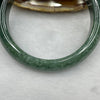 Type A Green Jadeite Bangle 58.52g inner diameter 55.7mm 13.5 by 8.1mm - Huangs Jadeite and Jewelry Pte Ltd