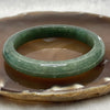 Type A Green Jade Jadeite Bangle - 49.81g Inner Diameter 57.1mm Thickness 10.3 by 8.4mm - Huangs Jadeite and Jewelry Pte Ltd