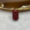 Natural Wood Lu Lu Tong with Flowers Charm - Huangs Jadeite and Jewelry Pte Ltd