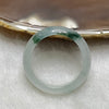 Type A Green Jade Jadeite Ring - 3.57g US 8.75 HK 19.5 Inner Diameter 19.0mm Thickness 6.1 by 3.3mm - Huangs Jadeite and Jewelry Pte Ltd