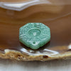 Type A Green Jade Jadeite Feng Shui Bagua 5.21g 23.7 by 21.3 by 4.5mm - Huangs Jadeite and Jewelry Pte Ltd