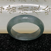 Type A Blueish Green Jade Jadeite Ring - 2.54g US 8.5 HK 19 Inner Diameter 19.0mm - Huangs Jadeite and Jewelry Pte Ltd
