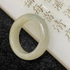 Type A Burmese Yellow Jade Jadeite Ring - 4.56g US 8.5 HK 19 Inner Diameter 19.1mm - Huangs Jadeite and Jewelry Pte Ltd