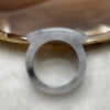 Type A Grey Jade Jadeite Ring - 11.08g US 10.5 HK 23 Inner Diameter 20.4mm Thickness 11.1 by 27.5 - Huangs Jadeite and Jewelry Pte Ltd