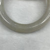 Type A Faint Green Jadeite Bangle 77.33g inner diameter 58.4mm 11.8 by 11.3mm - Huangs Jadeite and Jewelry Pte Ltd