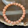 Natural Sunstone Beads Bracelet - 太阳石 - 16.42g 8.3mm/bead 23 beads - Huangs Jadeite and Jewelry Pte Ltd
