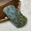 Type A Blueish Green Fu Lu Shou Jade Jadeite 59.04g 70.6 by 39.8 by 10.0mm - Huangs Jadeite and Jewelry Pte Ltd