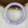 Rare Intense Bright Lavender Jadeite Bangle 80.62g Inner Dia 59.8mm 14.7 by 9.6mm - Huangs Jadeite and Jewelry Pte Ltd