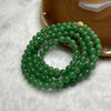 Rare High End Type A Yang Green Jade Jadeite Necklace 38.35g 5.1-7.3mm/bead 108 beads - Huangs Jadeite and Jewelry Pte Ltd