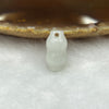 Type A Green Jade Jadeite Peanut - 1.49g 14.0 by 7.5 by 7.5 mm - Huangs Jadeite and Jewelry Pte Ltd