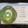 Type A Burmese Mixed Colour Green Jade Jadeite Necklace - 59.88g 6.7mm/bead 112 beads - Huangs Jadeite and Jewelry Pte Ltd