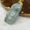 Type A Green Piao Hua Jade Jadeite Insect Pendant - 25.4g 48.1 by 22.4 by 11.7mm - Huangs Jadeite and Jewelry Pte Ltd