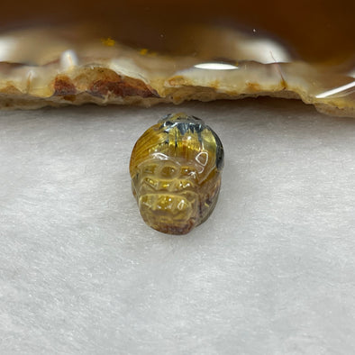 Natural Golden Rutilated Quartz Dragon Tortoise 2.68g 14.8 by 11.0 by 9.1mm - Huangs Jadeite and Jewelry Pte Ltd
