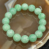 Type A Burmese Jade Jadeite Beads Bracelet - 52.29g 12.4mm/bead 16 beads - Huangs Jadeite and Jewelry Pte Ltd